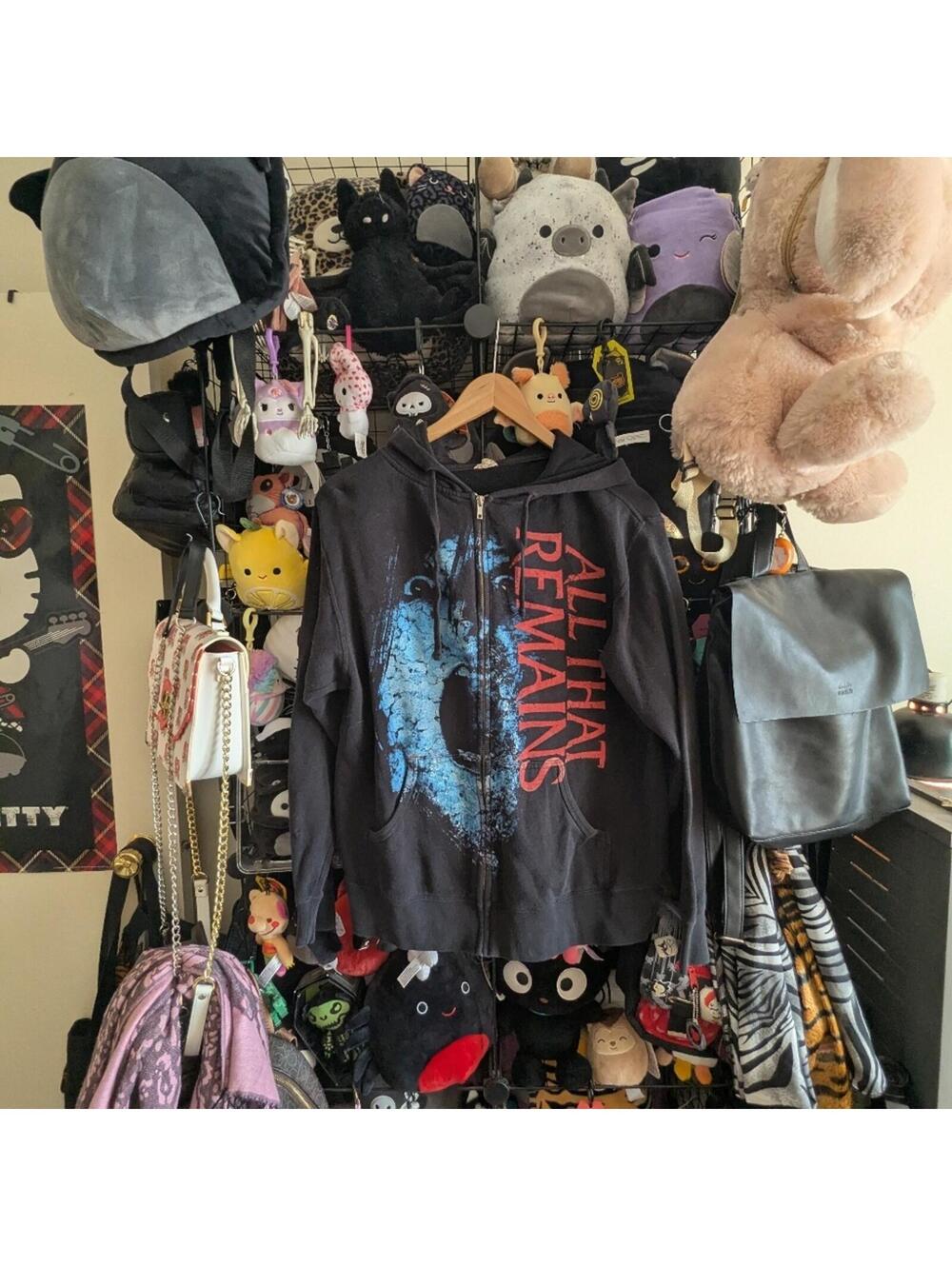 All That Remains Band Zip Hoodie Y2K Metalcore
